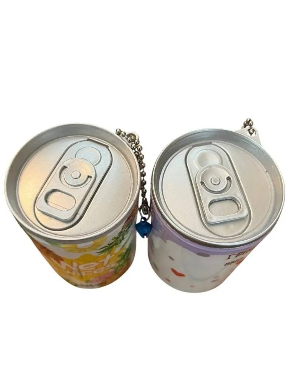 Lot of 2 Mini Canister Wet Wipes Key Chain Travel New